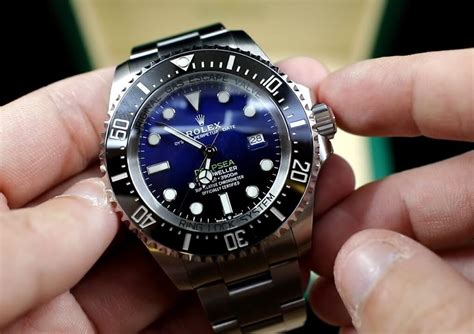 rolex deepsea replica vs original|rolex deepsea sea dweller price.